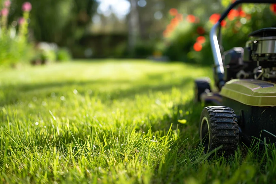 battery self propelled lawn mower