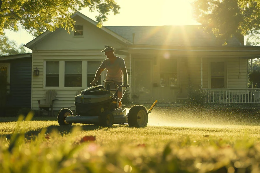 lithium battery operated lawn mowers