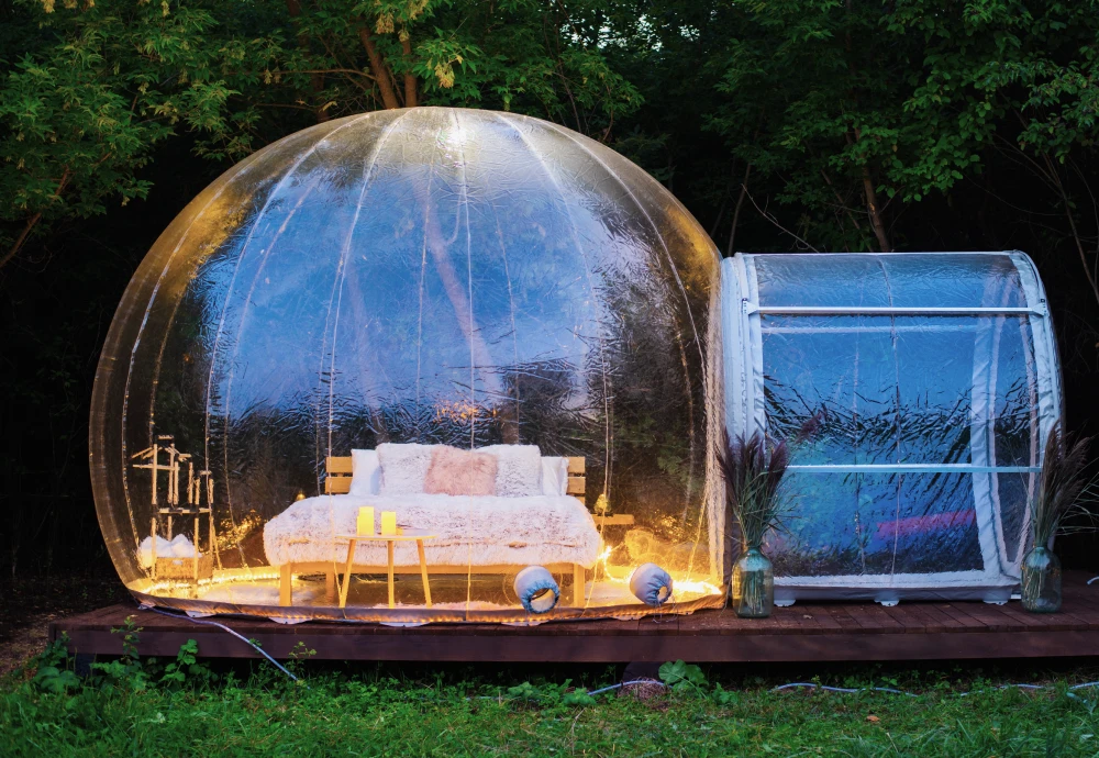 best transparent inflatable bubble tent