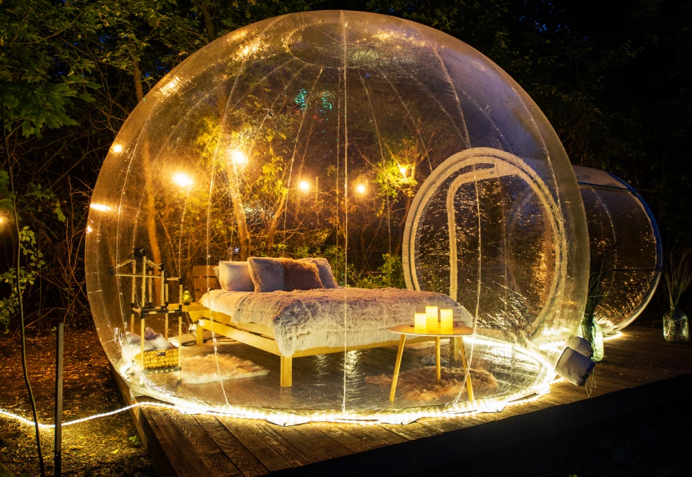 bubble tent ideas