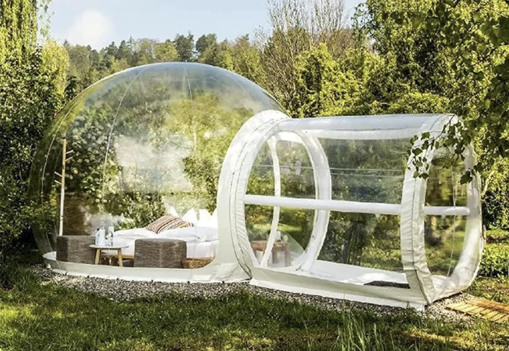 inflatable lawn tent clear bubble